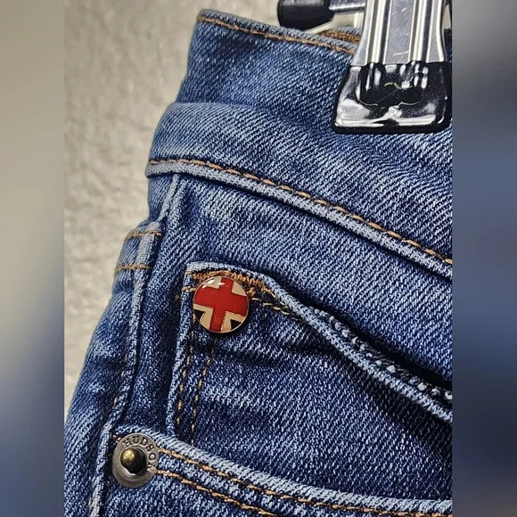 Women's Hudson Krista Super Skinny Jeans Size 25 Ligh Wash Casual - Picture 5 of 9